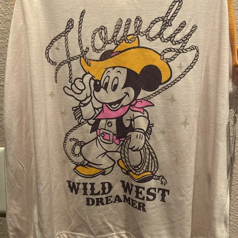 New Mickey Mouse Women’s Cowboy Tank Top Size Large 12-14 NWT - Image 3