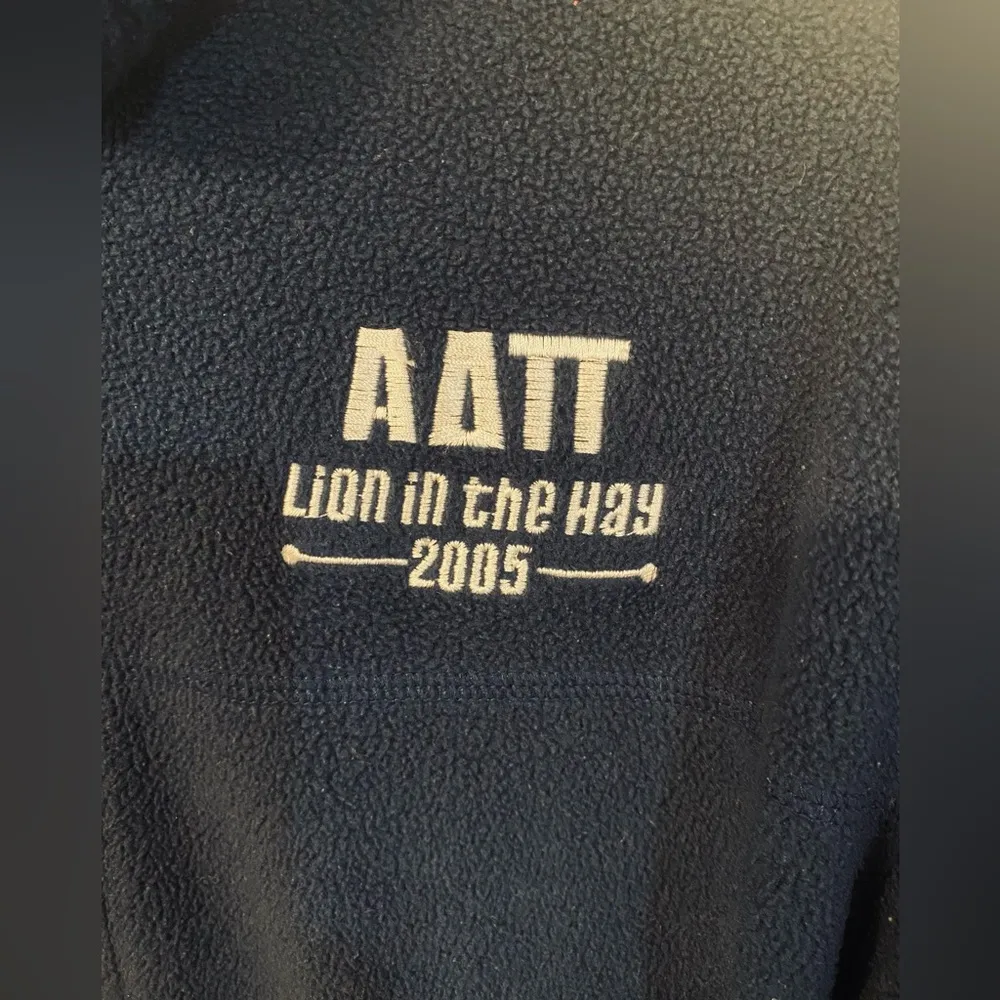 Colorado Trading & Clothing Co. Pullover Fleece w/ Alpha Delta Pi embroidery Blue Size L - Image 2