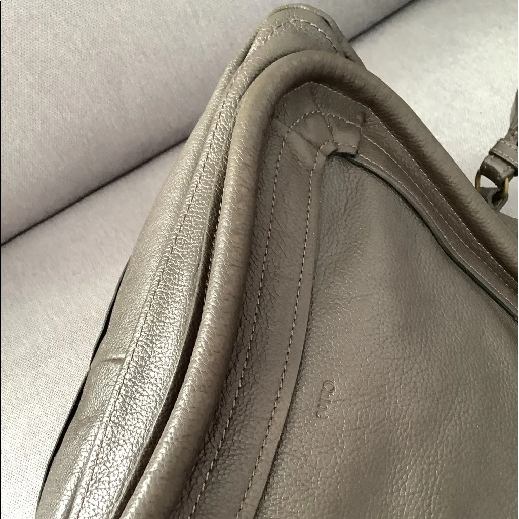 CHLOE PARATY leather bag -medium🤎🤎🤎 - Image 12