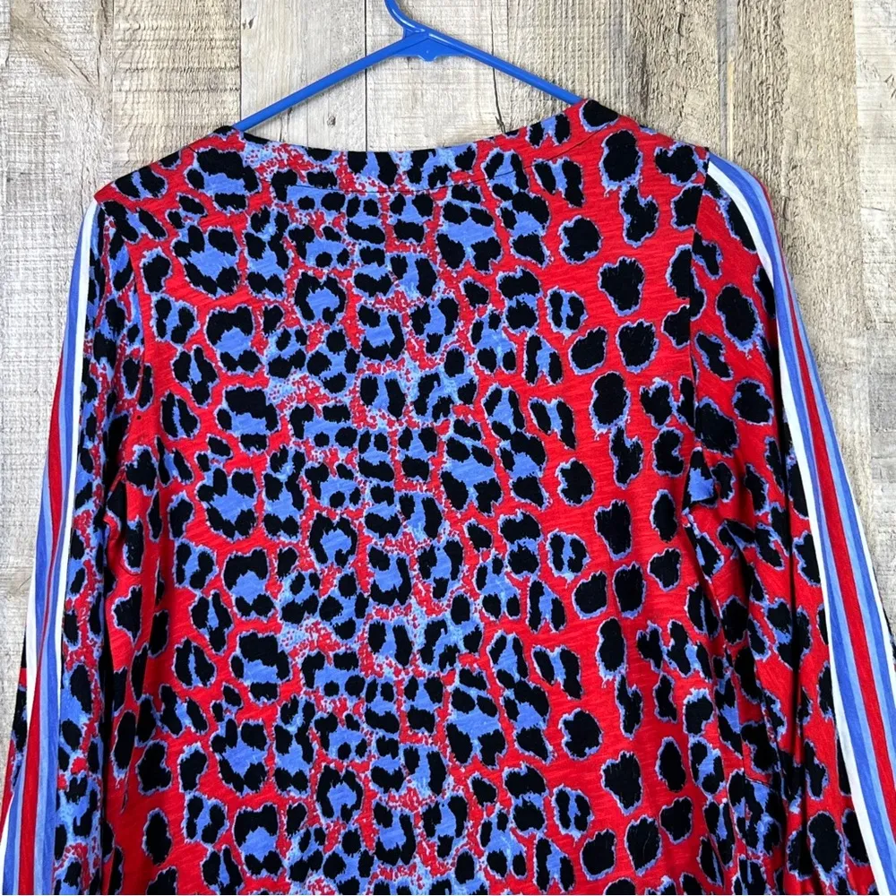 Picadilly Canada Small Animal Print Shirt Dress w/3/4 sleeves and Pockets - Image 5