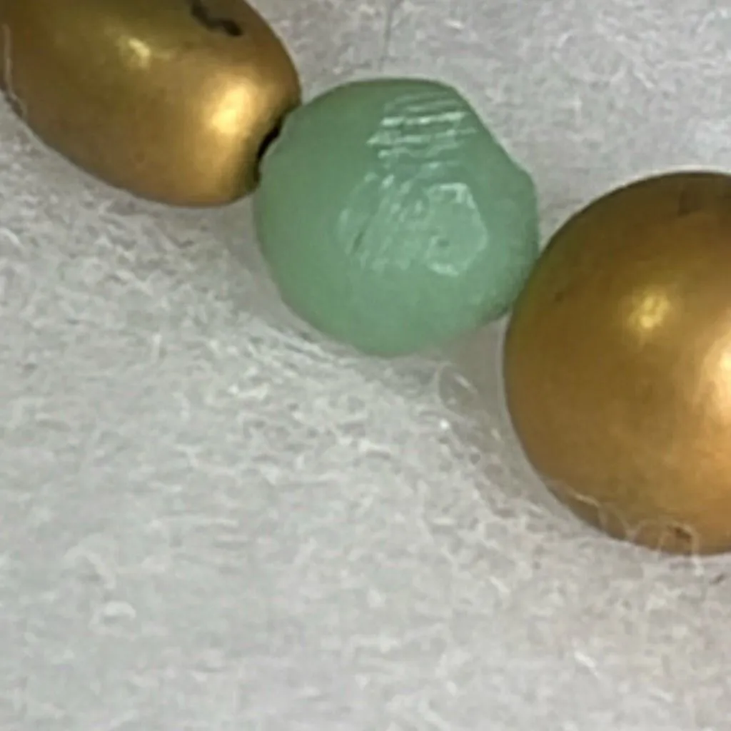 Givenchy long 30” mixed media beaded necklace. - Image 3