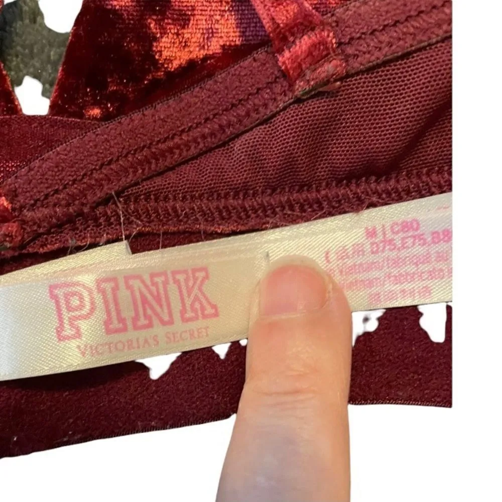 Victoria Secrets Pink Unlined Sans Doublure Medium - Image 12