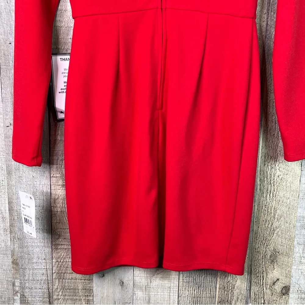 Crystal Doll Size 5 Juniors Double V Front & Back Party Cocktail Mini Re… - Image 8