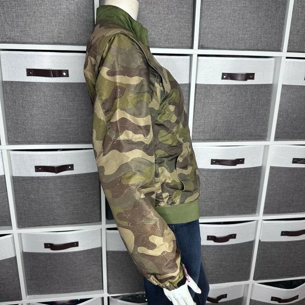 Fox Dakota Green Camo/ Pink Racing Jacket Size Small - Image 12