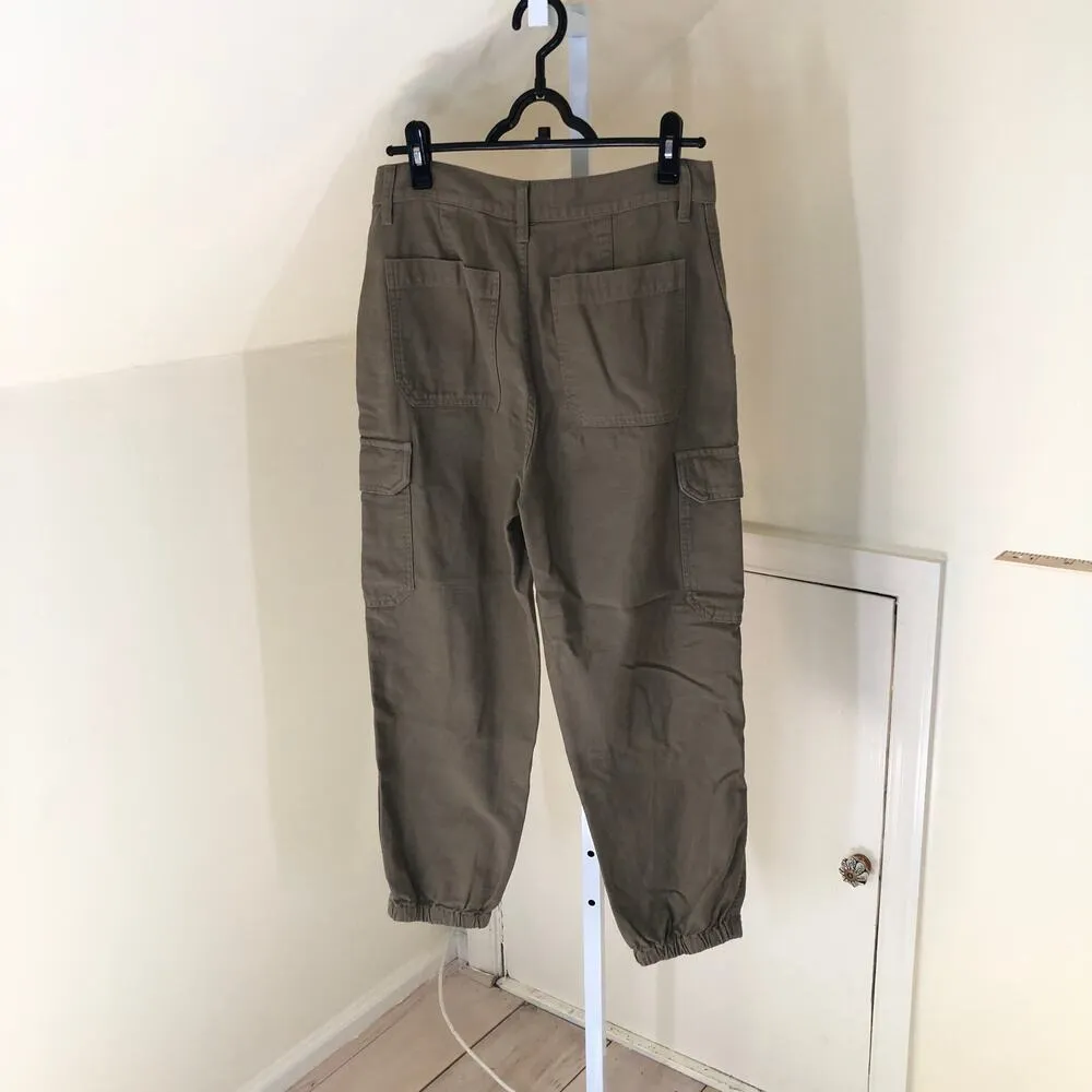 Madewell NWOT Women's High Rise Cargo Fatigue Joggers Size 26 - Image 4