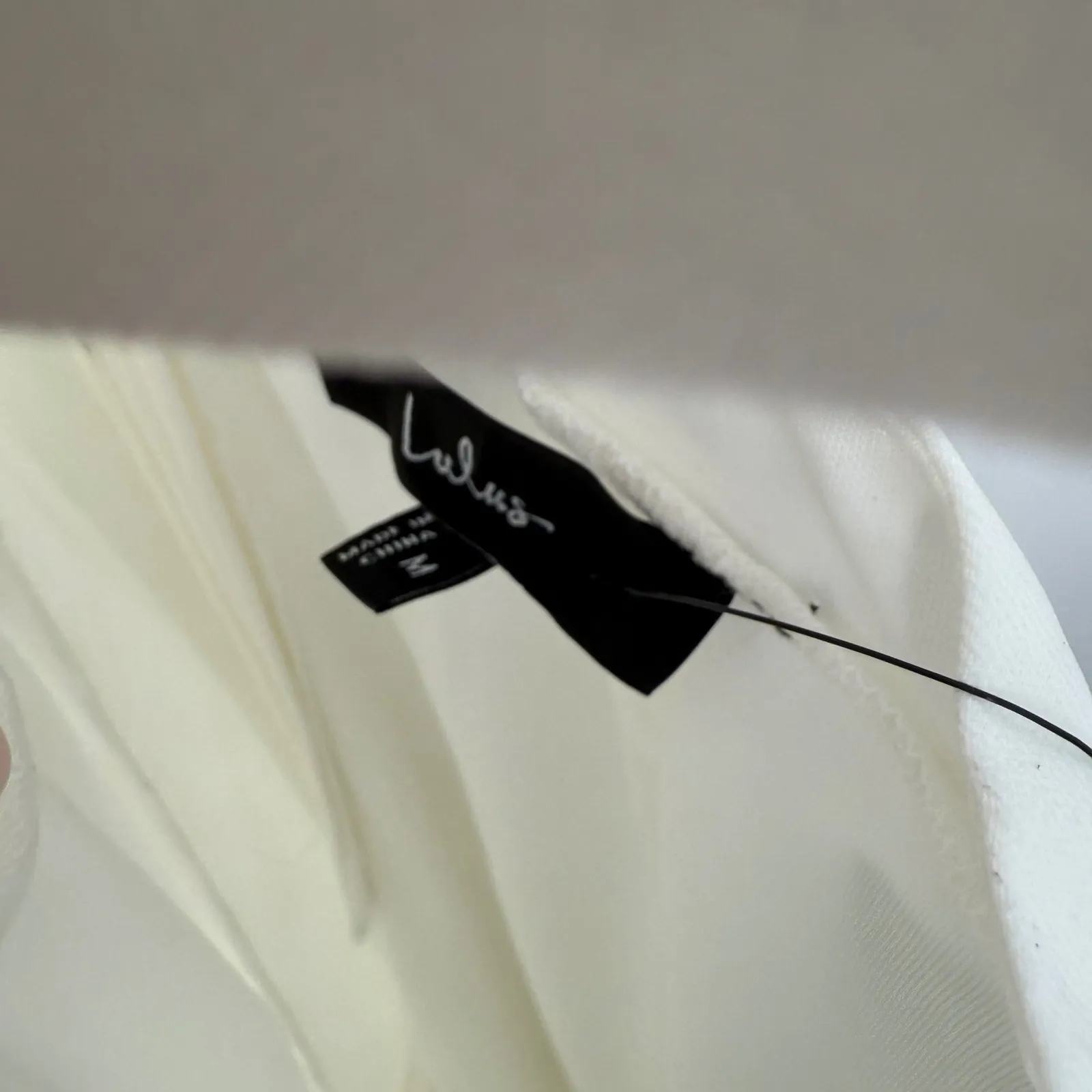 Lulus Moments To Remember White Sleeveless Wide-Leg Cutout Jumpsuit‎ Size M - Image 7