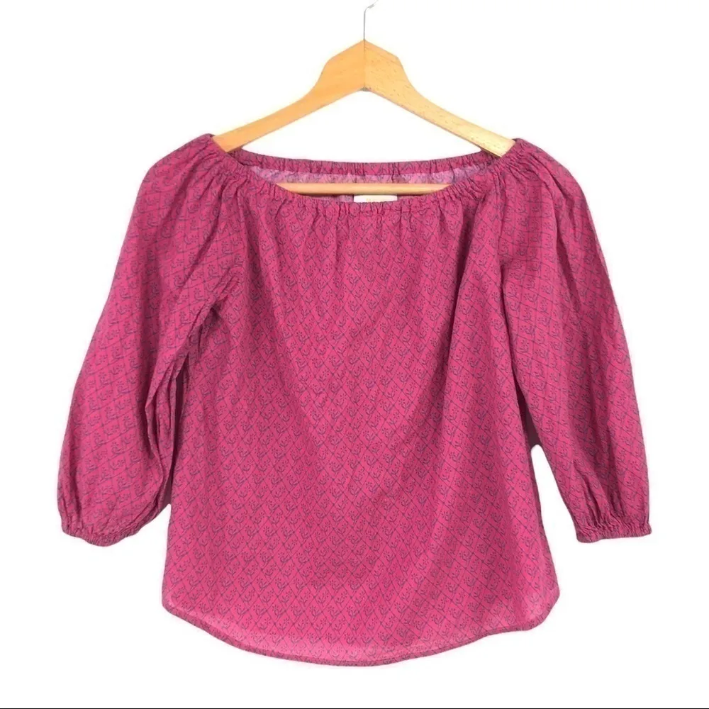 Anthro. Maeve - 'Maiden' Raspberry Pink Off-Shoulder Lightweight Top - XS - Image 8