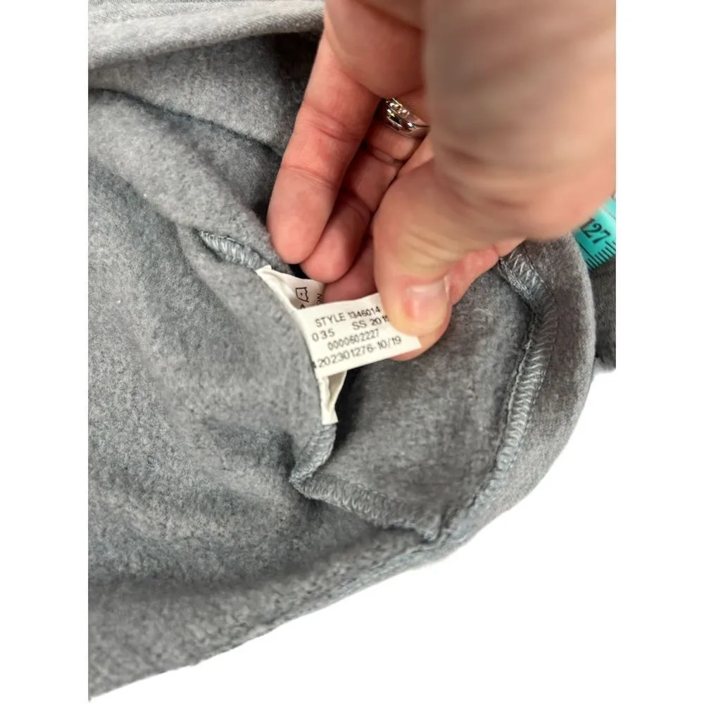 Under Armour Womens Project Rock Taped Fleece Gray S Sweatshirt 1346014-035 - Image 7