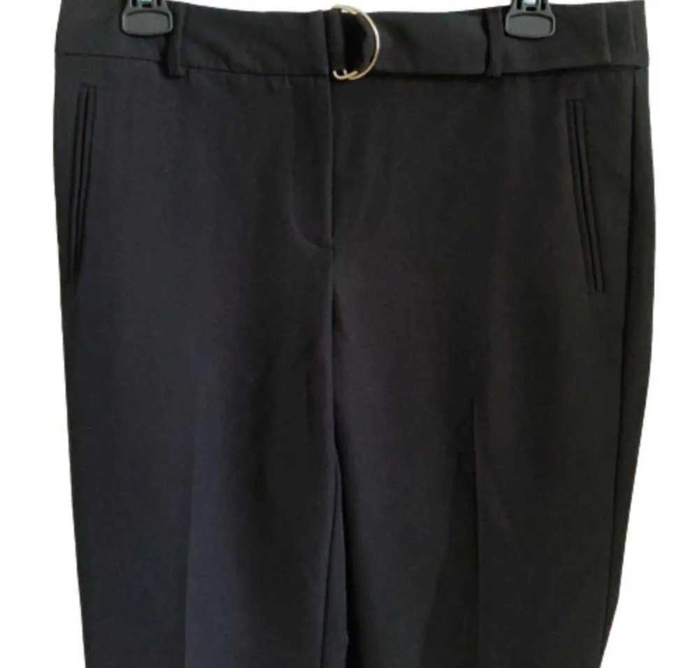 Adrianna Papell Pants Black Straight Leg Dress Career Slacks Pants Size 6 - Image 11