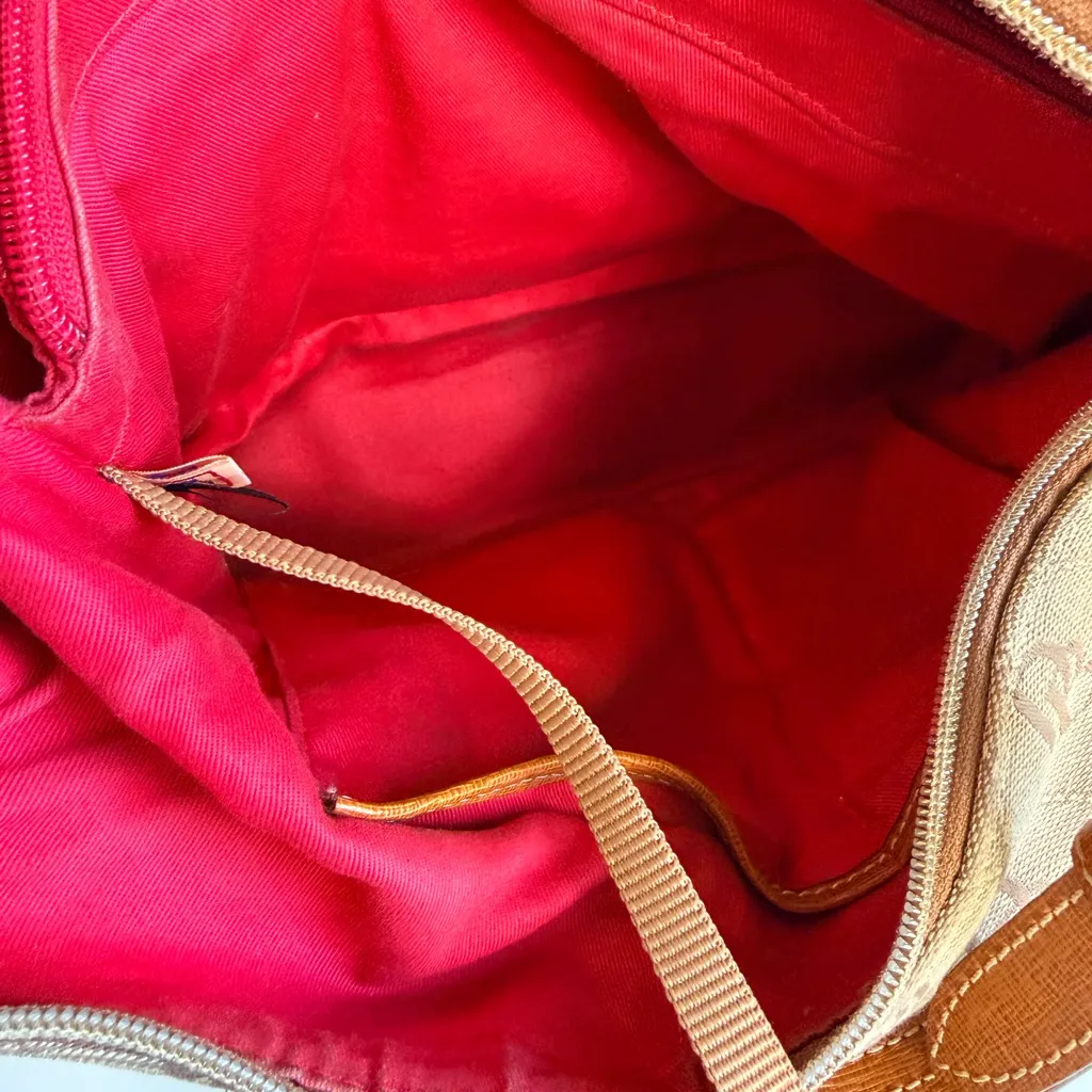 Dooney & Bourke DB Monogram Hobo Shoulder Bag - Image 9