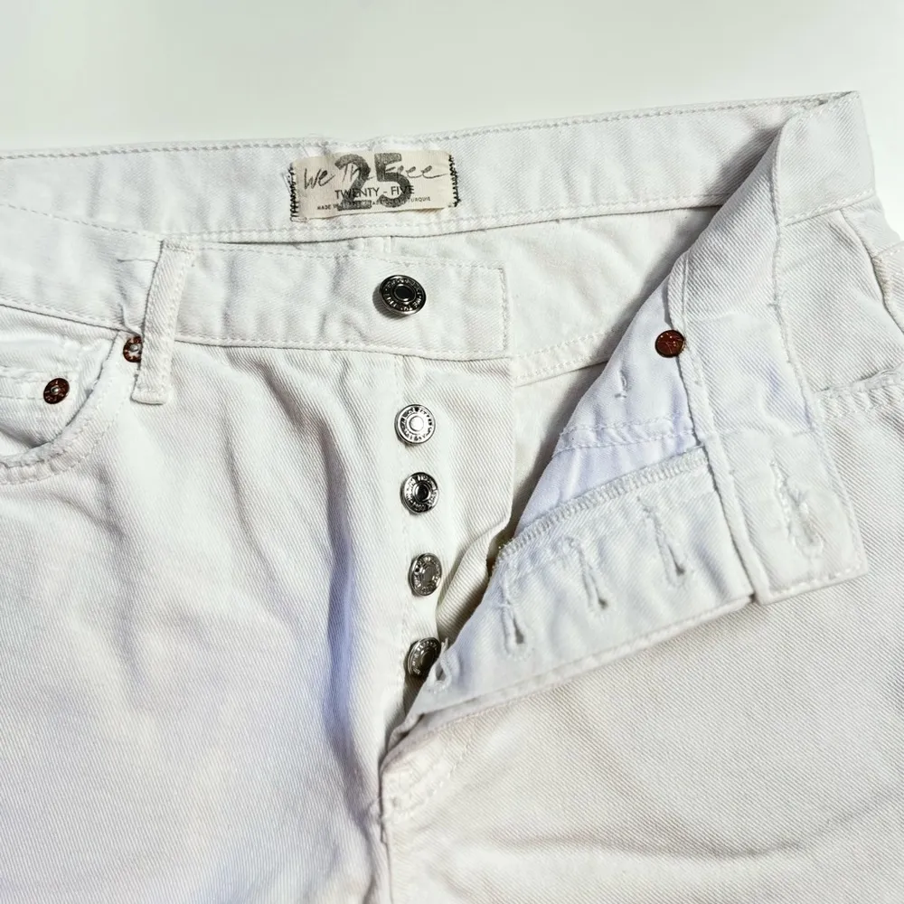 We The Free Jeans Free People Maggie Mid Rise Straight Leg Jeans Size 25 - Image 8