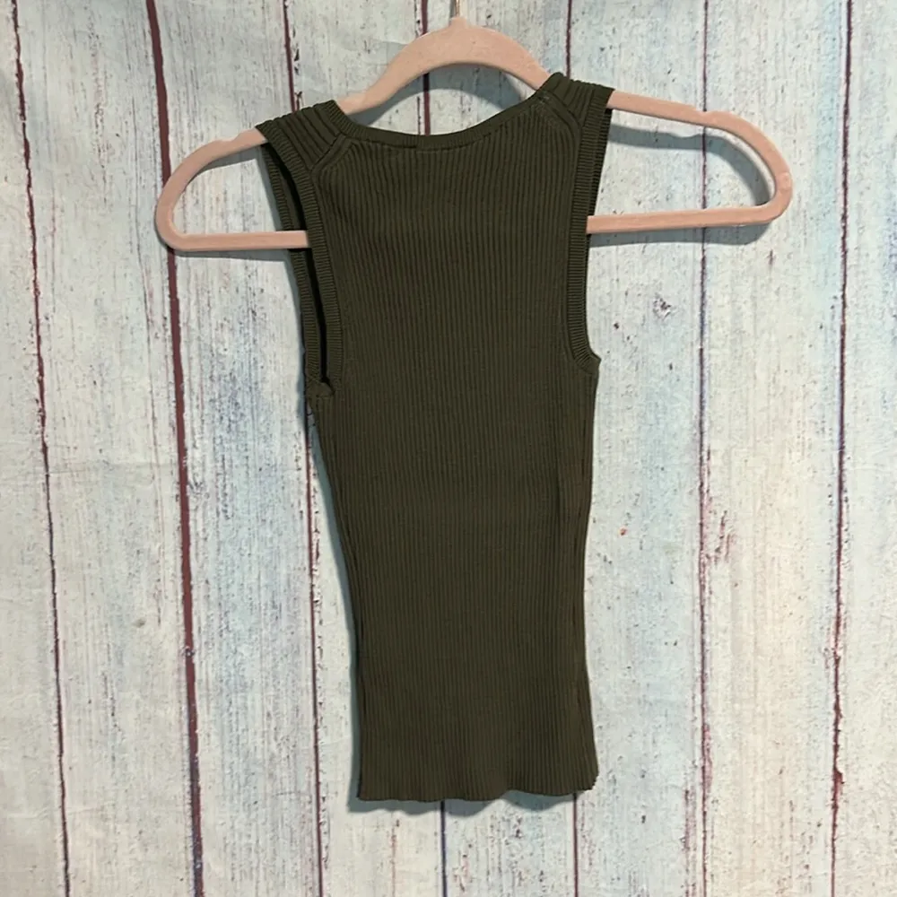 NWOT Everlane The Ribbed Cutaway Tank - Image 10