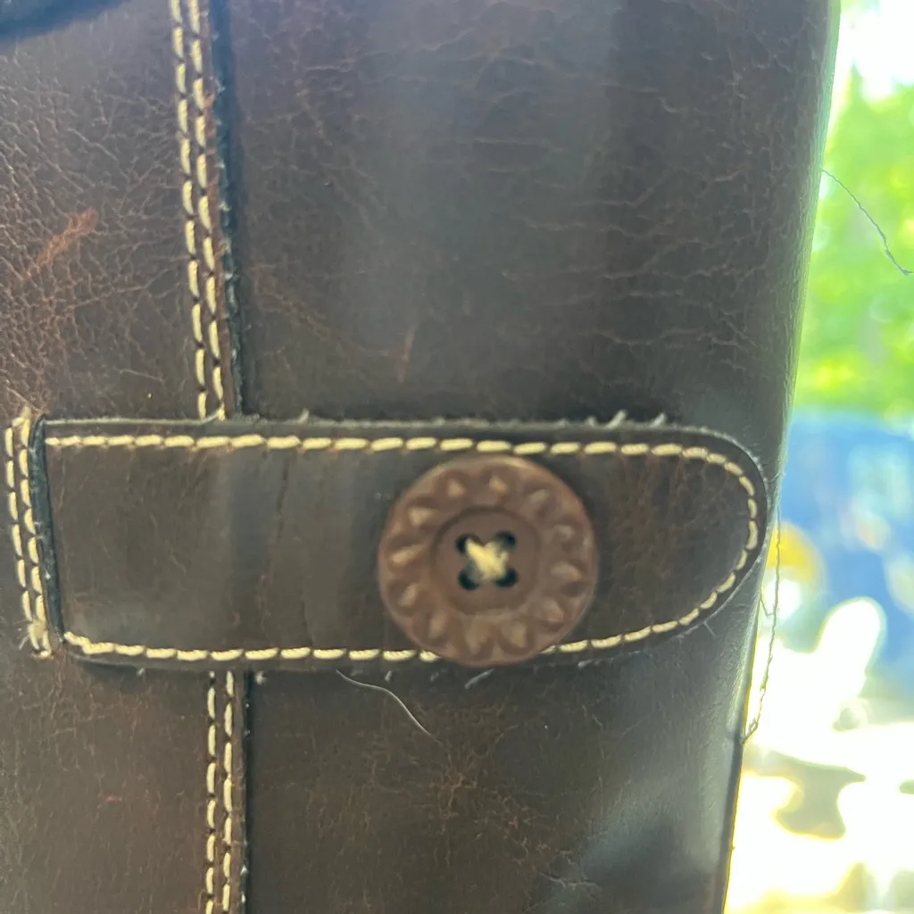 Brown Tall Boots‎ with Fur Lining - Image 7