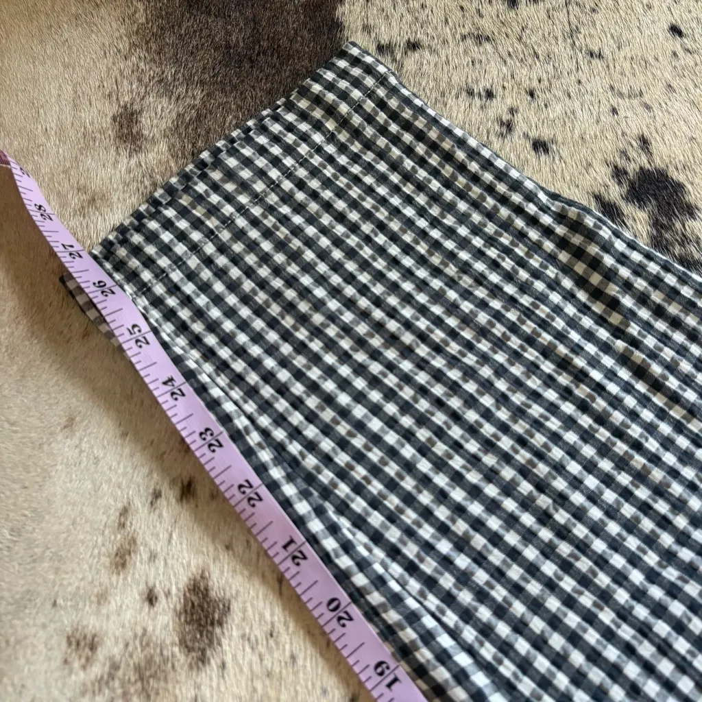 CREATURES OF COMFORT Gingham‎ Pants Size 4 Black - Image 8