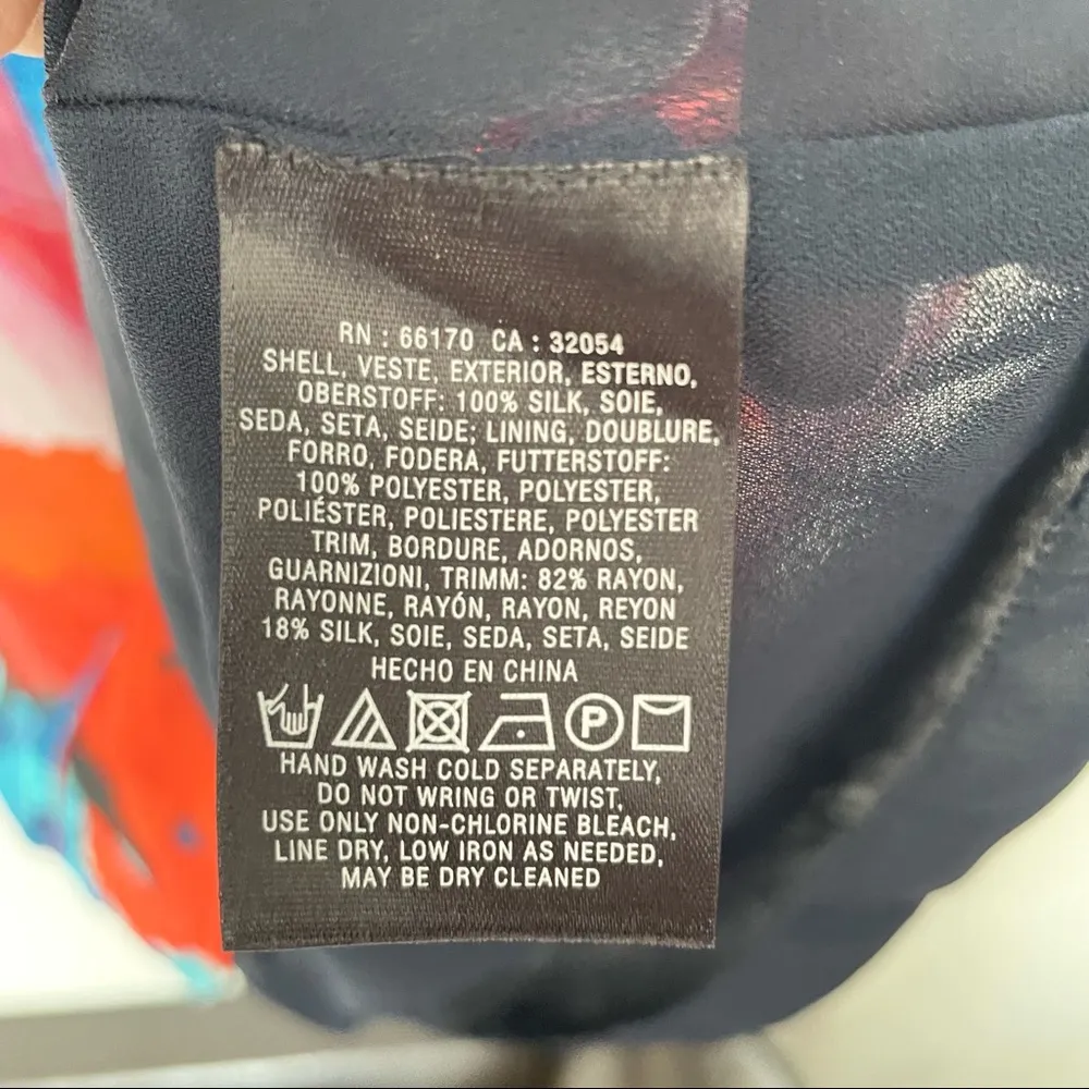 Anthropologie Leifsdottir Night Peony Silk Velvet Sleeveless Dress Size 8 - Image 11