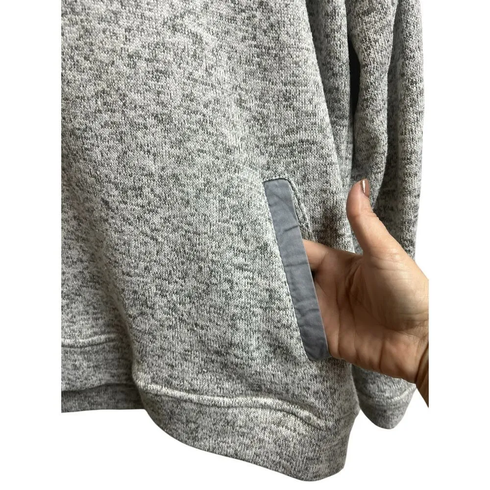 Simply Southern Women's Quarter Zip Pullover Gray Medium Pockets - Image 5