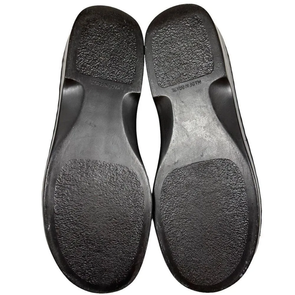 Romano Riley 2 Weaved Leather Huarache Mules Women’s Size 8.5 Brown - Image 7