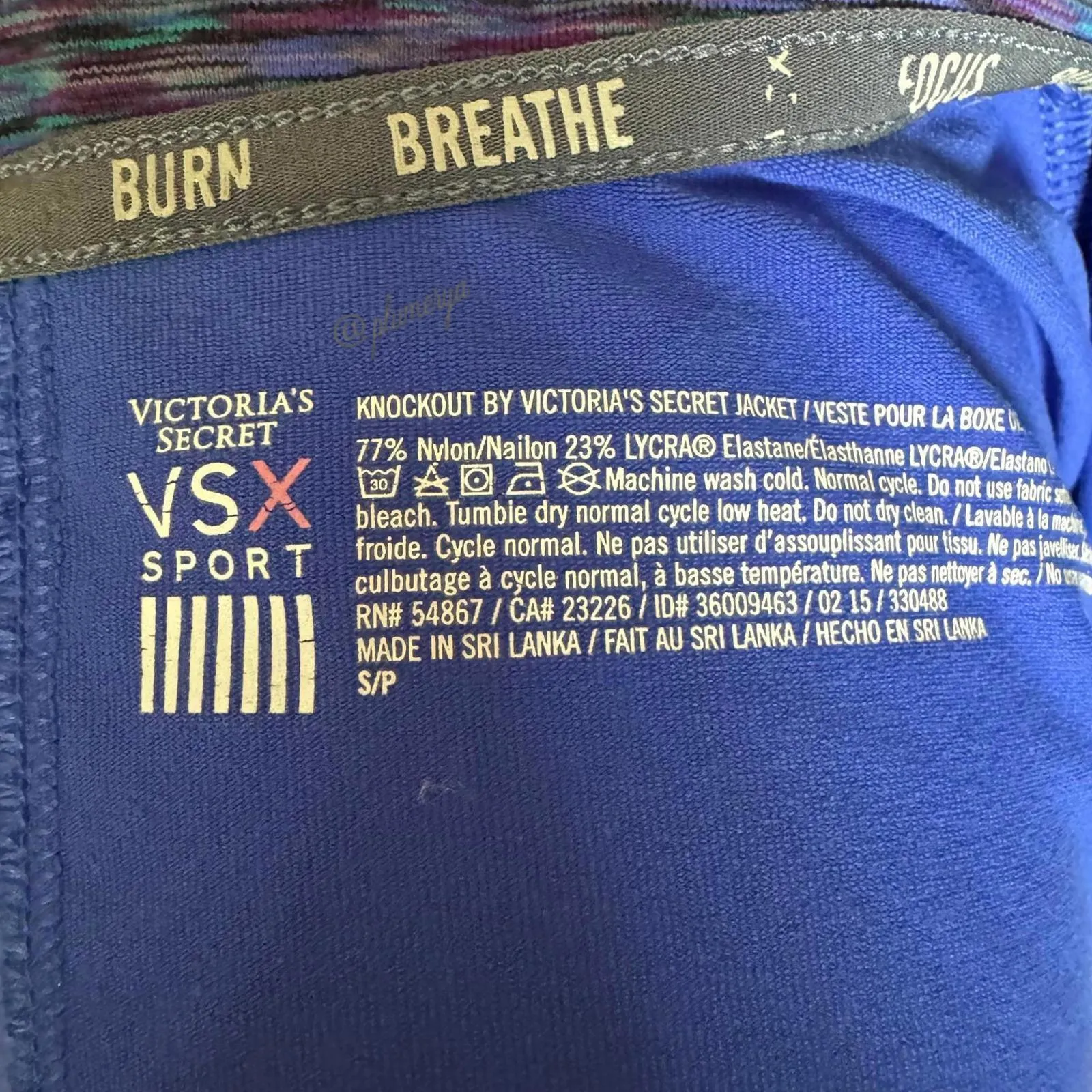 Victoria’s Secret VSX Sport Incredible Coverage Half-Zip Jacket Size S - Image 5