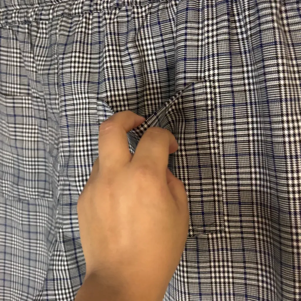 Inclán studio Women’s dress pants with Drawstring Waist size L Blue Size L - Image 6