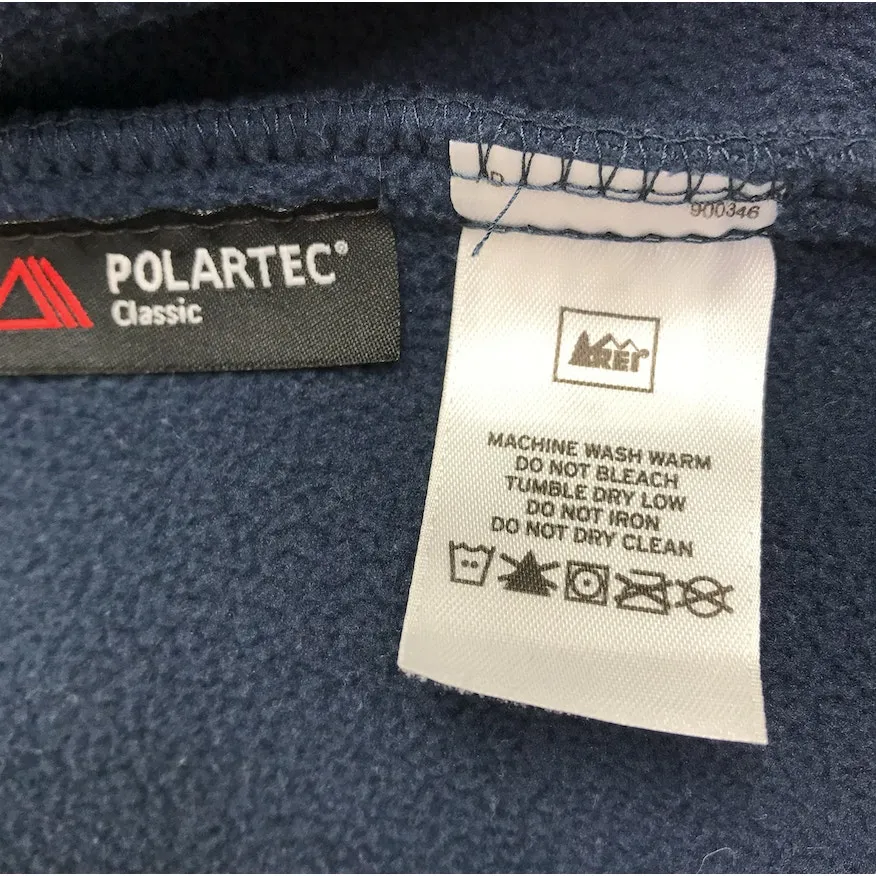 REI Polartec Fleece Full Zip Jacket Women M Blue Active Outdoor Everyday Comfort Size M - Image 12