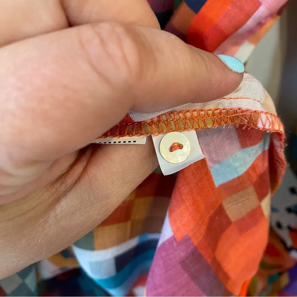 Desigual Colorful Pixelated Floral Print Camilia Rep Begona Long Sleeve Blouse - Image 16