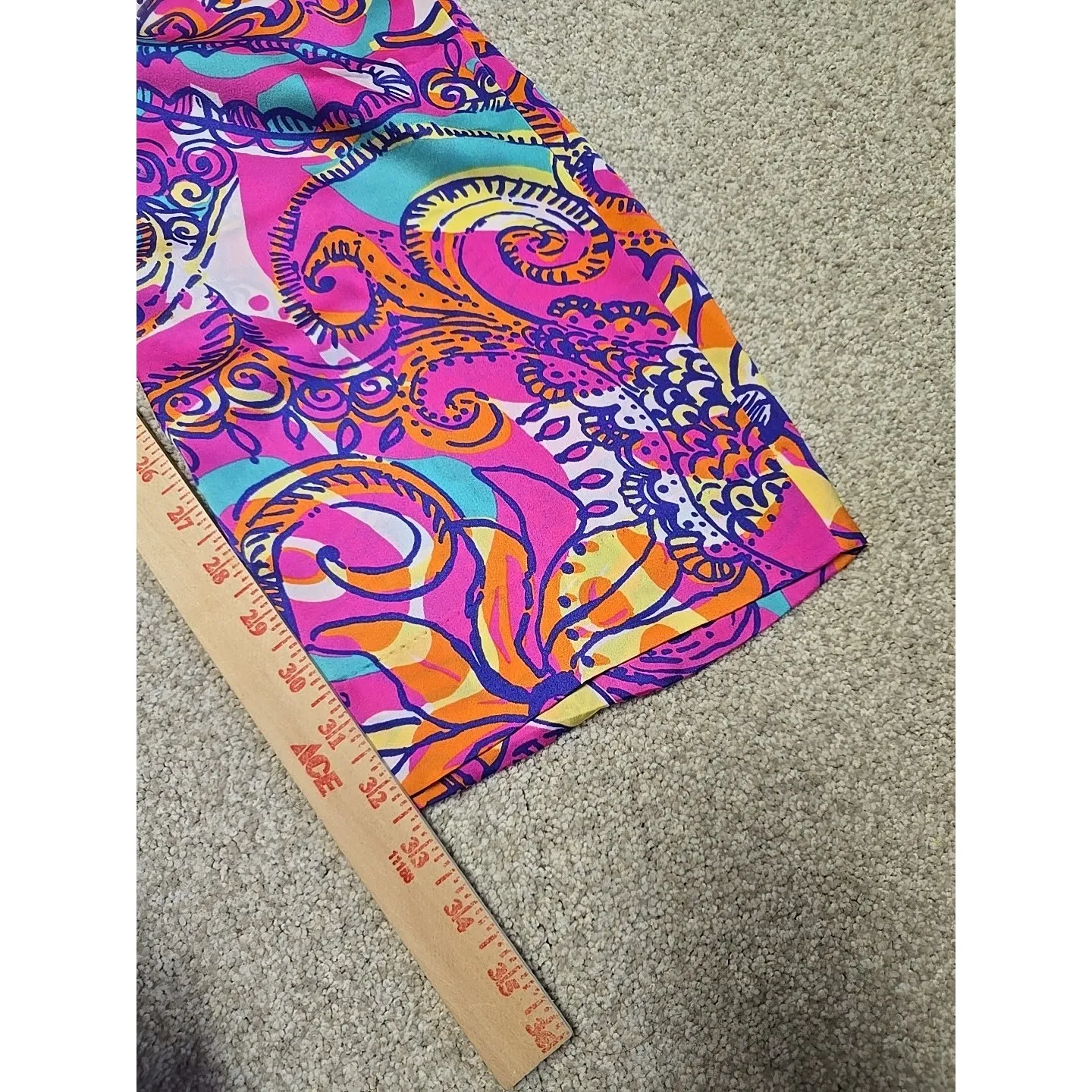 Lilly‎ Pulitzer Cambridge Palazzo Sea And Be Seen Wide Leg Pants Tropical Sz S - Image 7