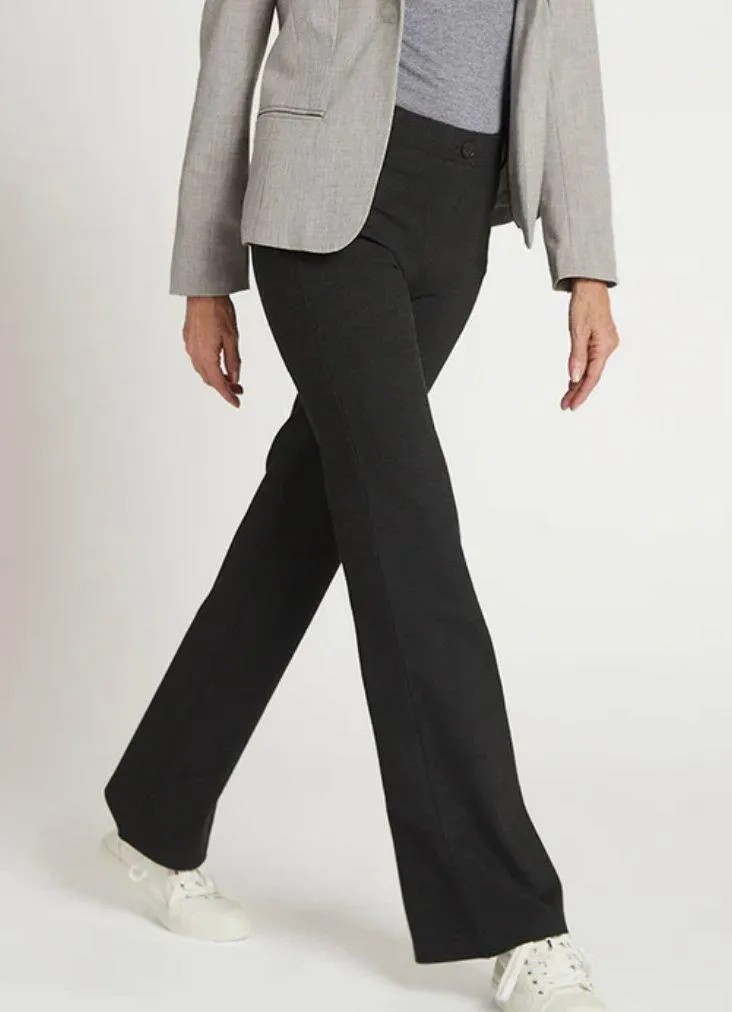 Boot Cut Classic Dress Pant Yoga Pant Charcoal Grey Size Medium - Image 2