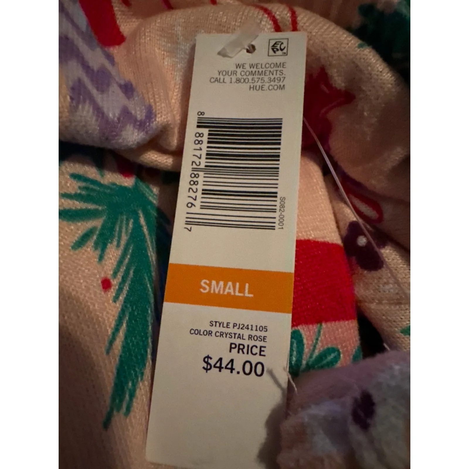 Brand New Hue Sleepwear Women's Size Small Pink Crystal Rose Sleep Pants Lounge - Image 4