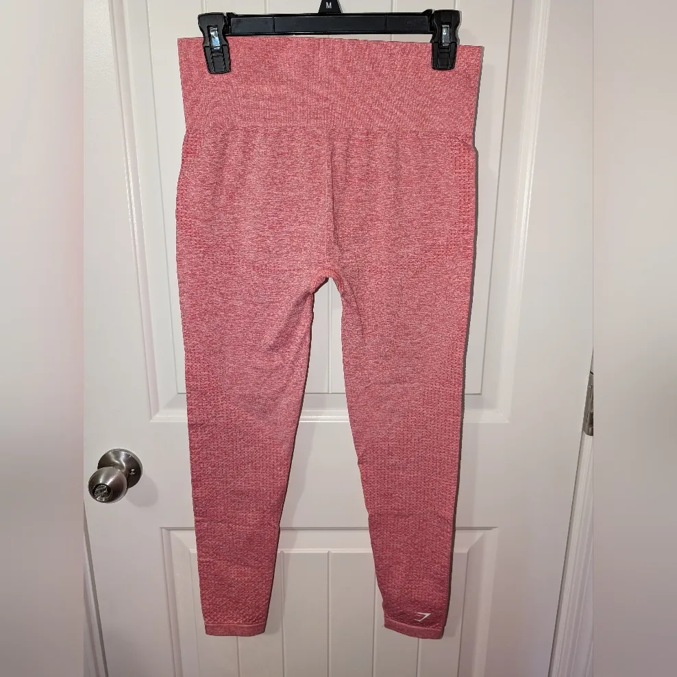 NWOT Gymshark Vital Seamless Leggings Lot Of 2 Medium Pink/Grey - Image 3