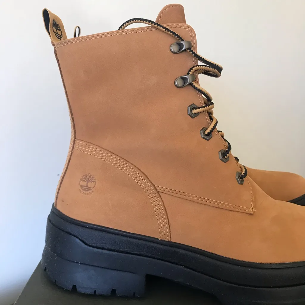 Timberland Malynn EK Mid Waterproof Lace-up Platform Ankle Boots, size 10 - Image 7