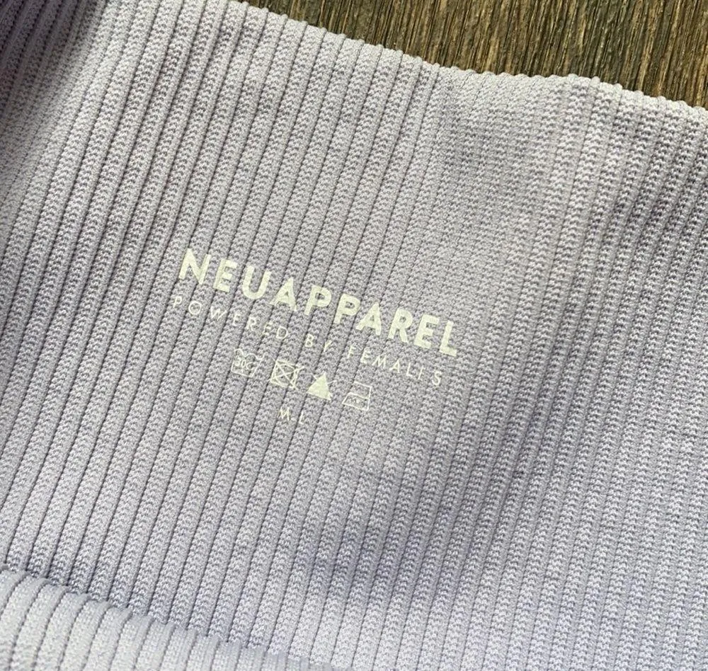 Lavender Cropped Workout Leggings Purple Size undefined - Image 4