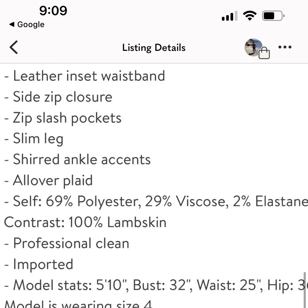 Tanya Taylor Plaid Carrington Ankle Pants - Image 9