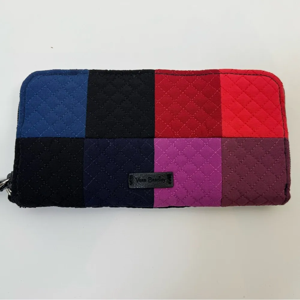 Vera Bradley Winter Patchwork Carson Hobo Purse Wallet Set Matching Boho Leopard - Image 9