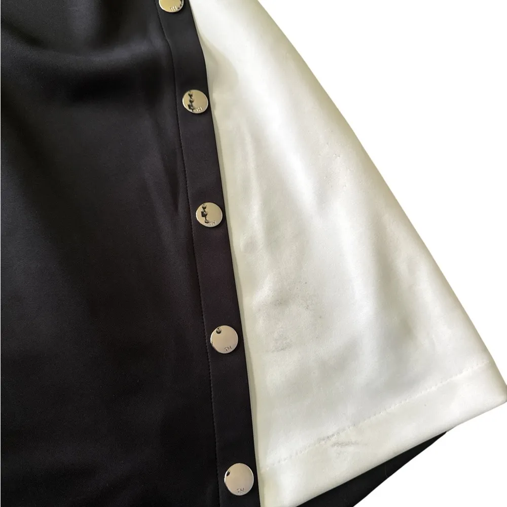 Tommy Hilfiger Asymmetrical Black and White Dress - Image 3