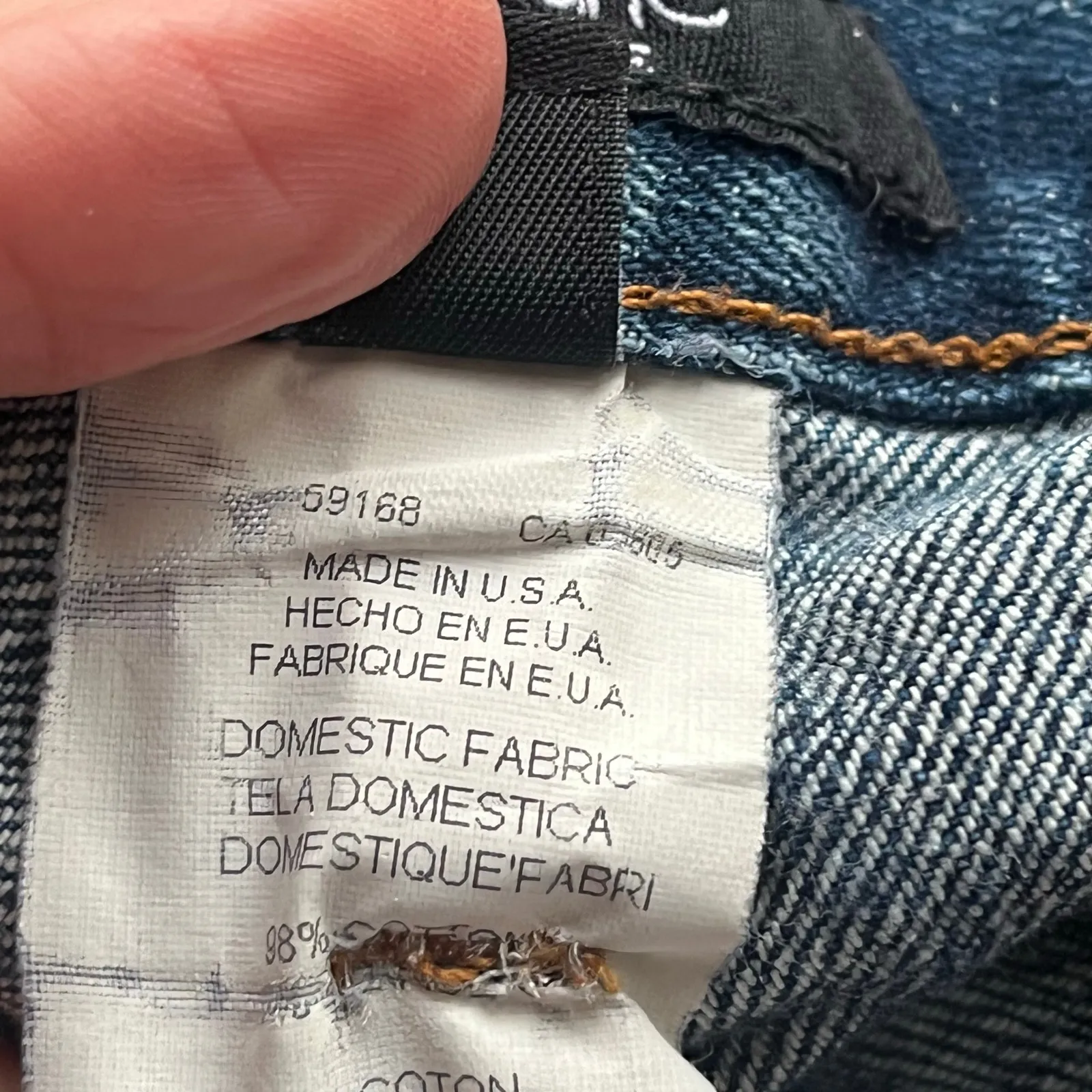 Karen Kane Women's Vintage Straight Leg Blue Jeans Size 14 - Image 7