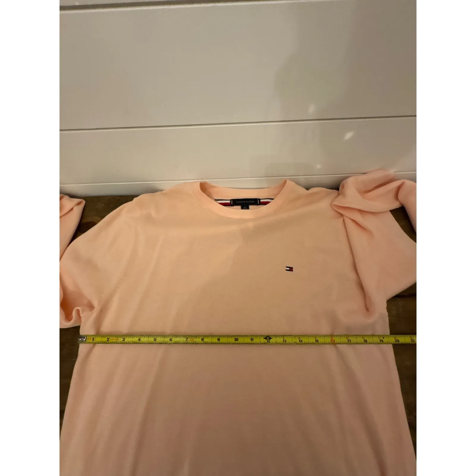 Tommy Hilfiger Women Light Pink  Sweater Long Sleeve Cotton L - Image 5