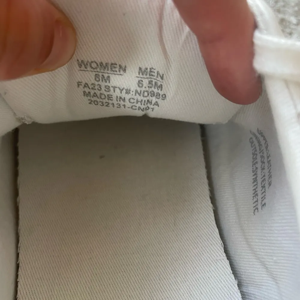 White Leather Sneakers - Image 5