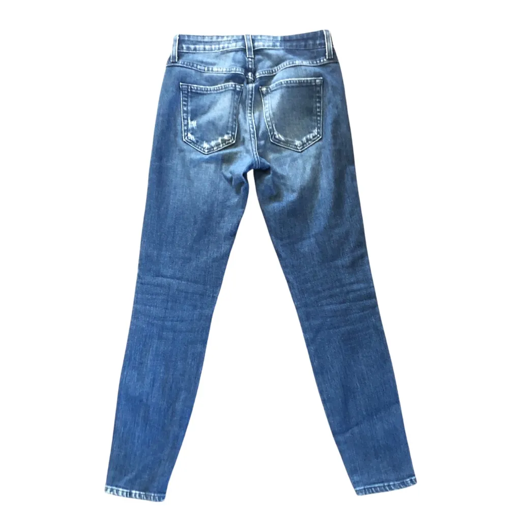 C AMO Twist Dark Vintage Blue Wash Women Mid Rise Ankle Jeans Size 25 NWOT - Image 10