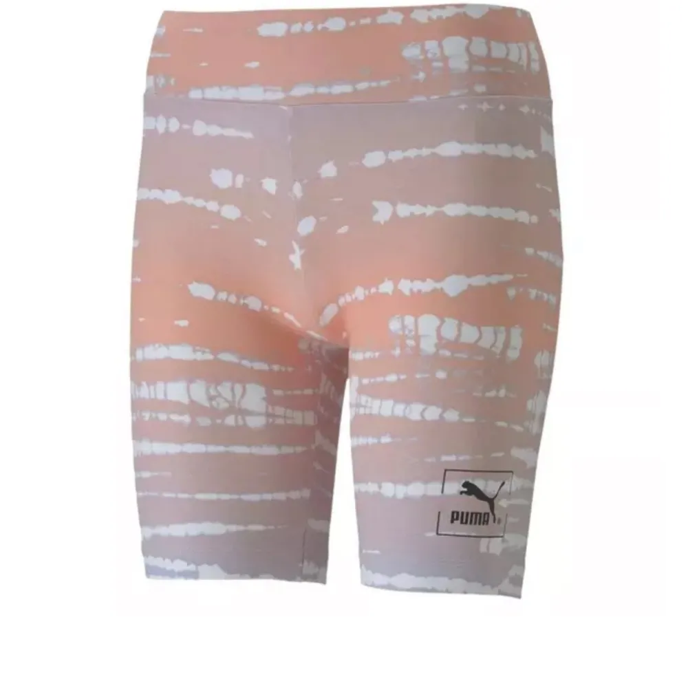 Puma Tie Dye Print Bike Shorts - Image 3