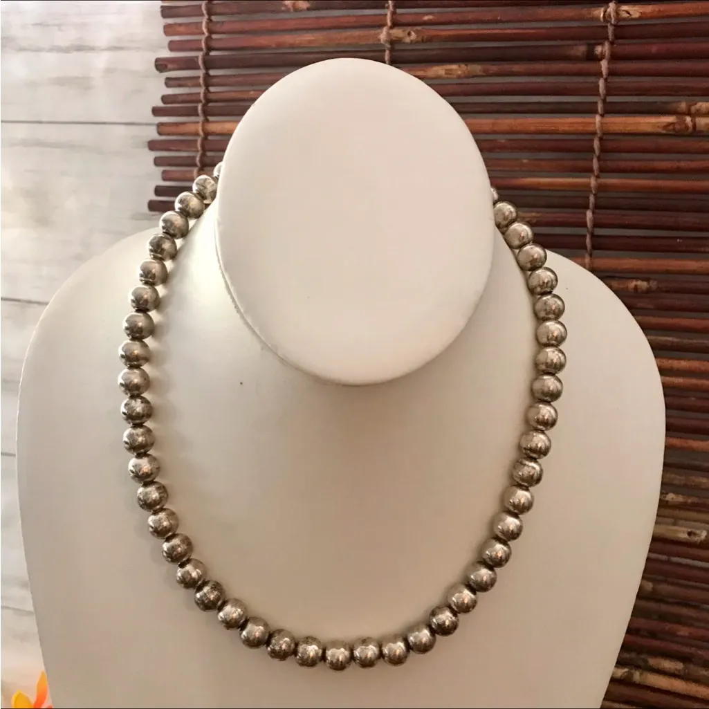 Silpada Sterling Silver .925 Silver Bead Ball Chain Necklace - Image 3