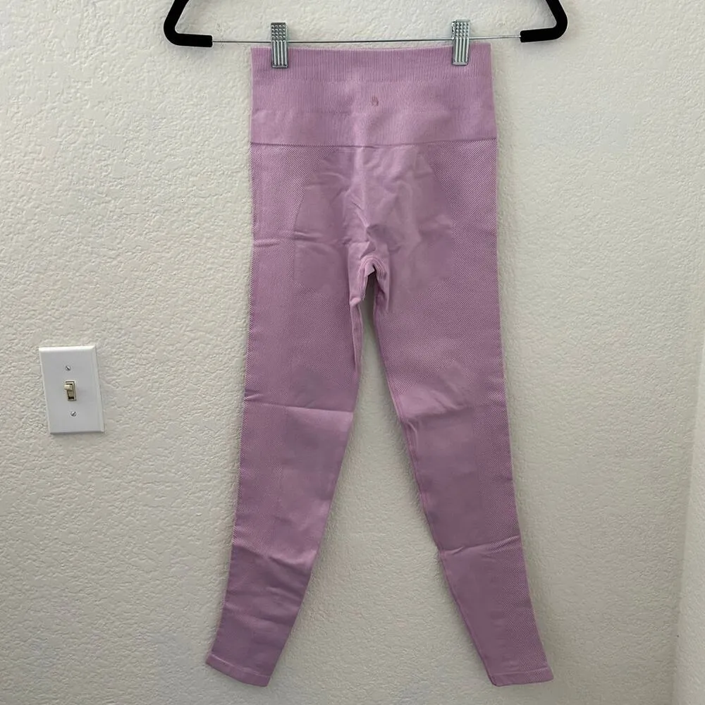 Spiritual Gangster Icon High Waist Legging Light Purple Size XS Small Gym Active - Image 3