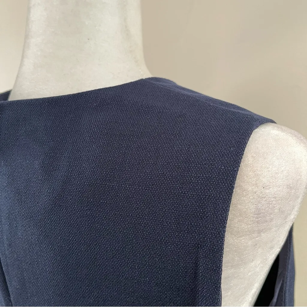 DAZY Sleeveless Vest Tank Top (Navy Blue) - Image 5
