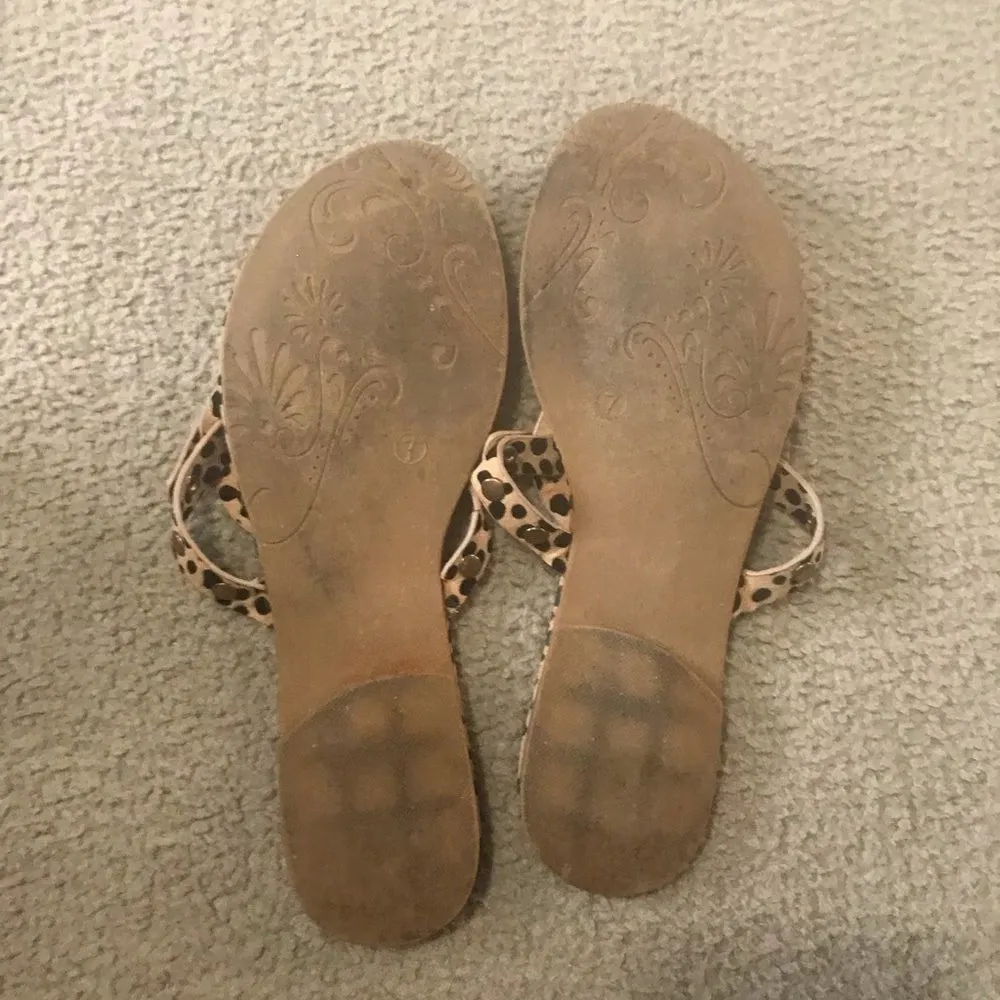 Pierre Dumas Print Sandals Size 7 - Image 5