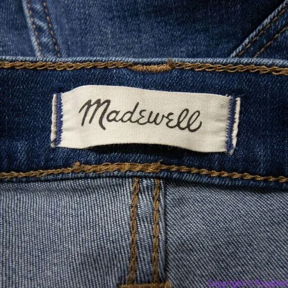 NEW Madewell 10" High-Rise Roadtripper Supersoft Jeans in Playford Wash, 25‎ - Image 16