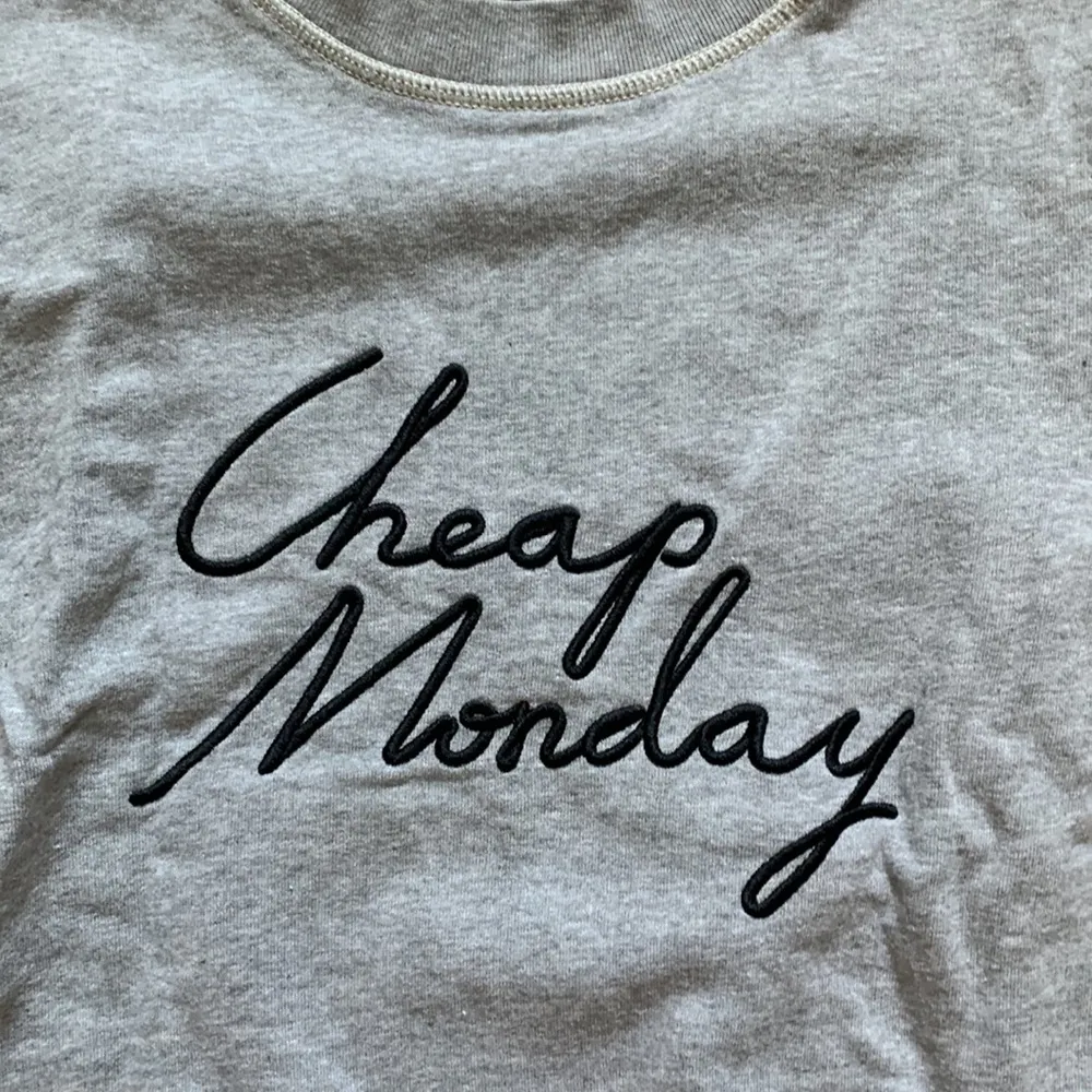 Cheap Monday gray pullover sweatshirt - Image 2