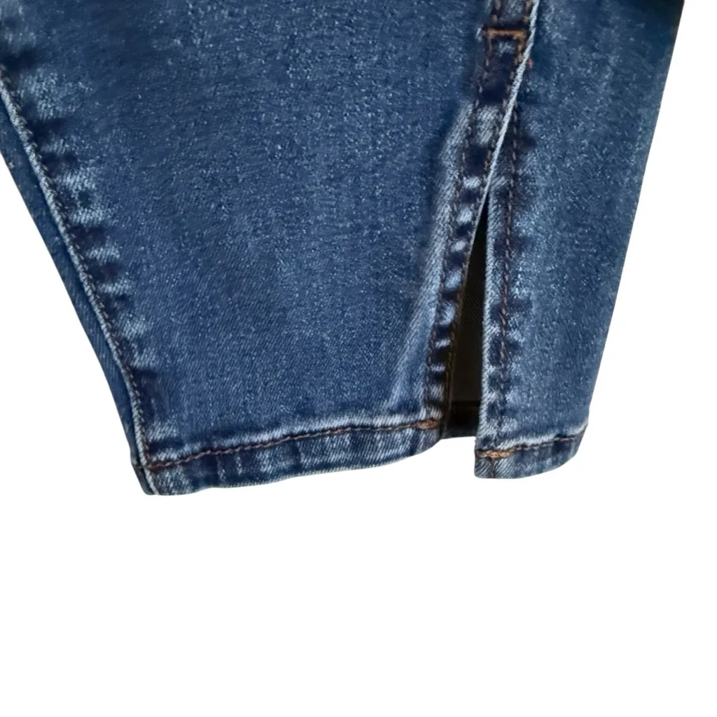 Pilcro Letterpress Mid-Rise Skinny Jeans with Hem Slit Women’s Size 33 Tall - Image 3