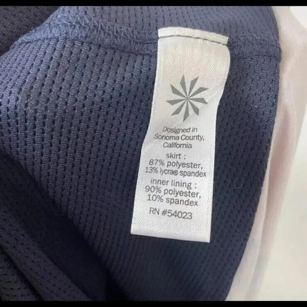 Athleta size Small Electric Geo Sport Speed Skort Mini Skirt pleated tennis golf - Image 7