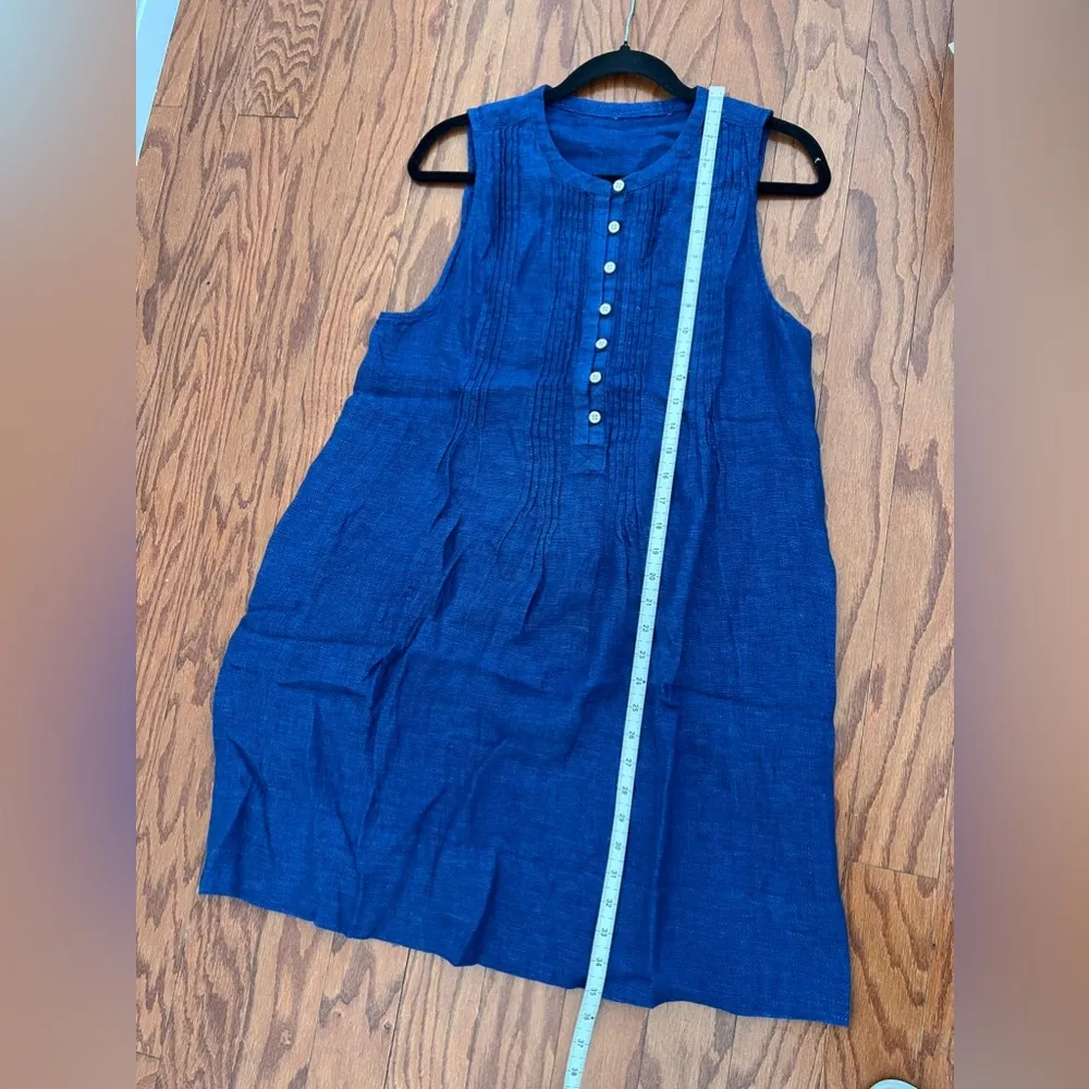 Faherty Isha Basketweave Dress size M - Image 4