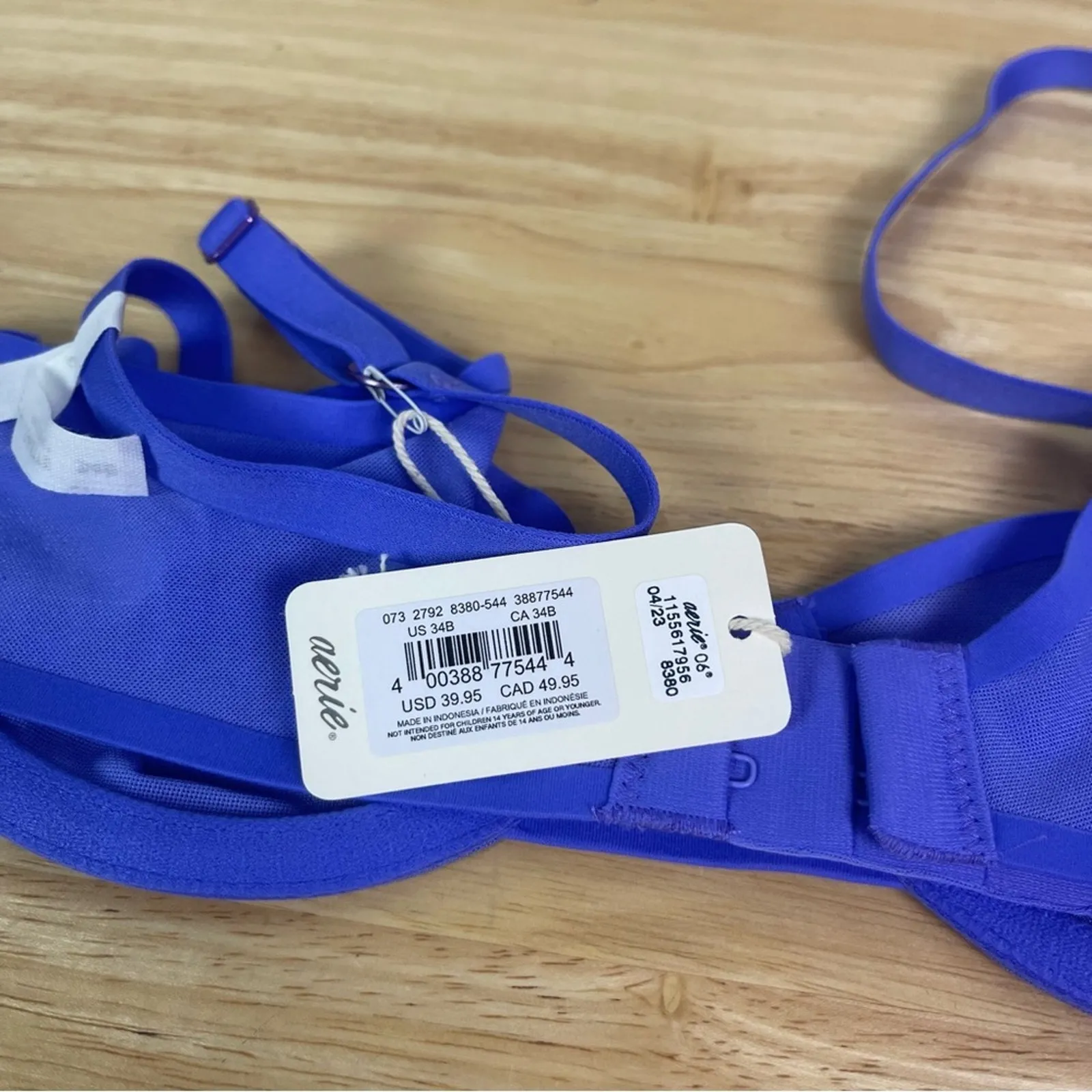 Aerie Smothez Balconette Mesh Bra Size 34B - Image 6