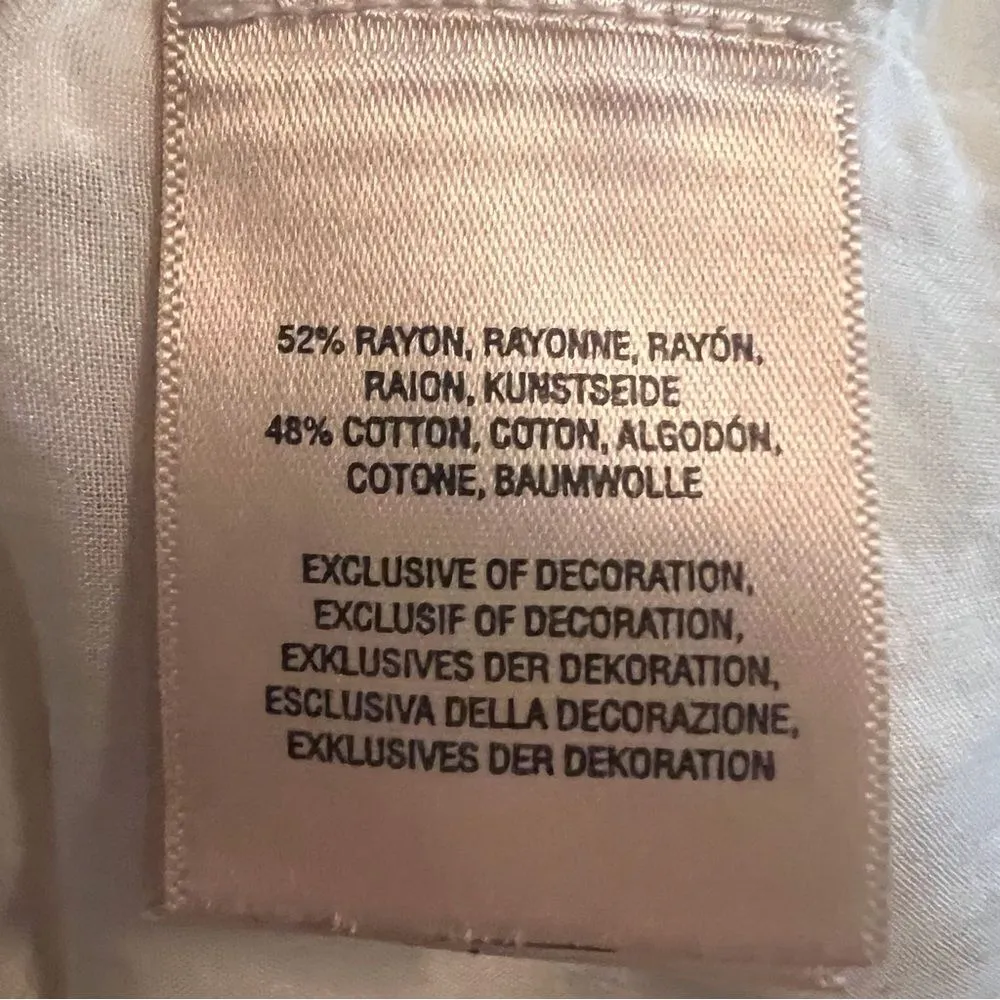 Anthropologie Feather and Bone Womens Sleeveless Beaded Tie Blouse Size‎ Small - Image 8